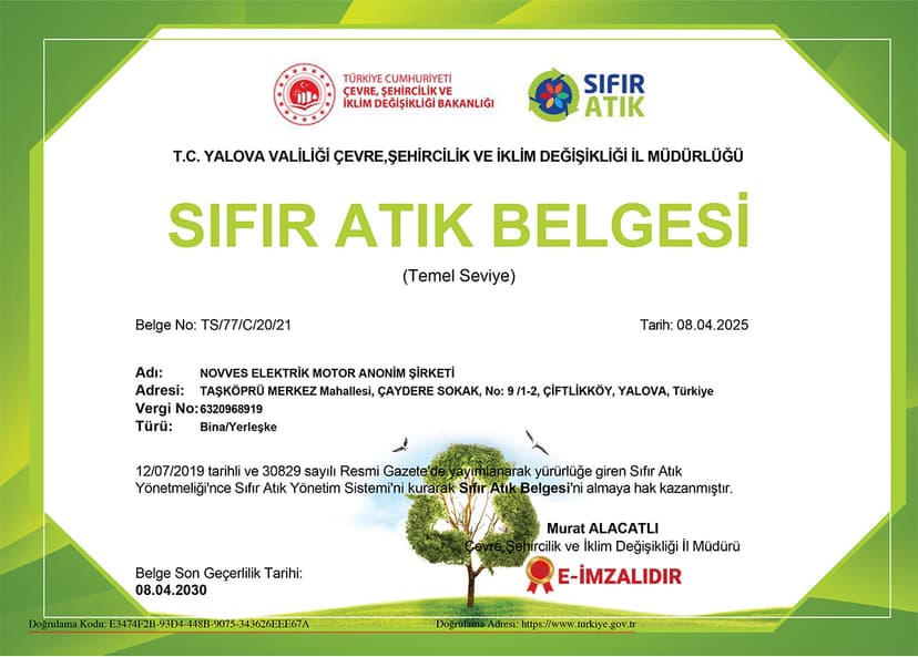 Zero Waste Certificate